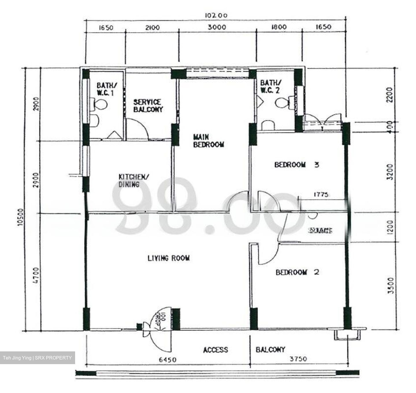 Blk 707 Woodlands Drive 40 (Woodlands), HDB 4 Rooms #498760551